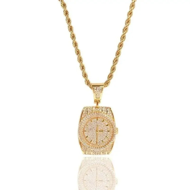 Carat Watch Pendant Necklace