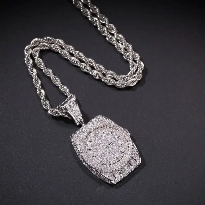 Carat Watch Pendant Necklace