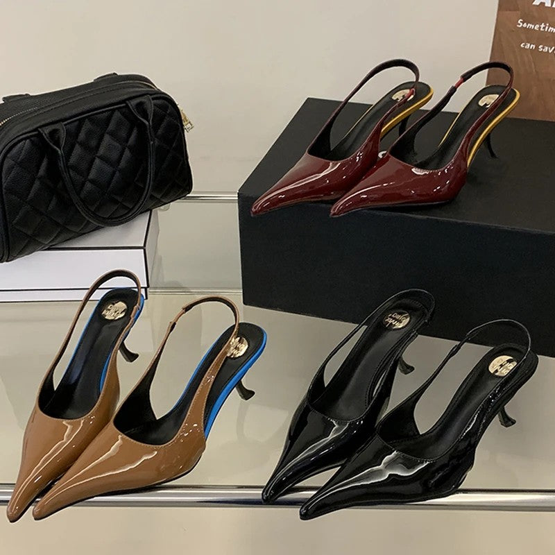 Lacca Slingback Stiletto Pumps