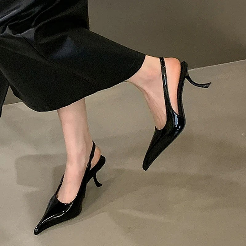 Lacca Slingback Stiletto Pumps