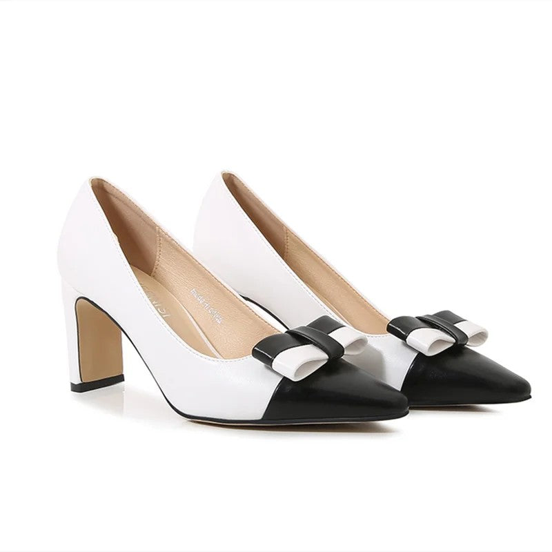 Bardot Bow Pumps