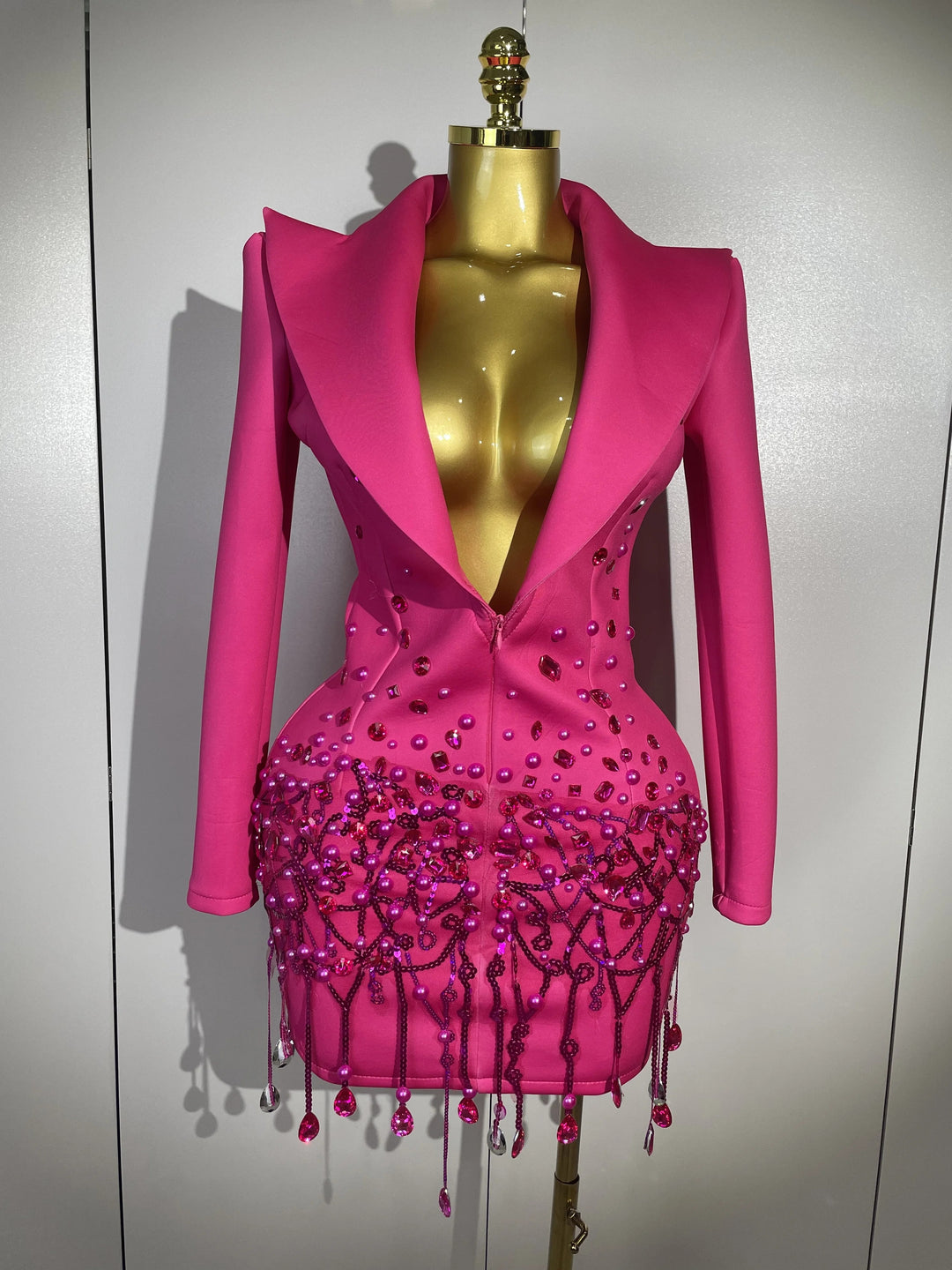 Gocciolina Crystal-Drip Blazer Dress