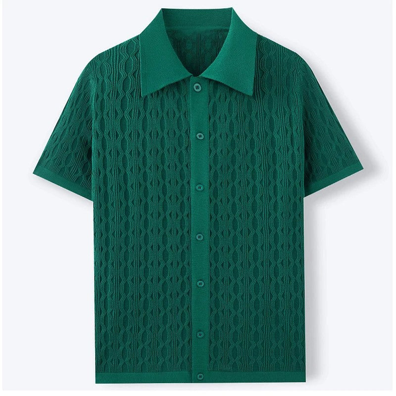 Portofino Cable Knit Polo