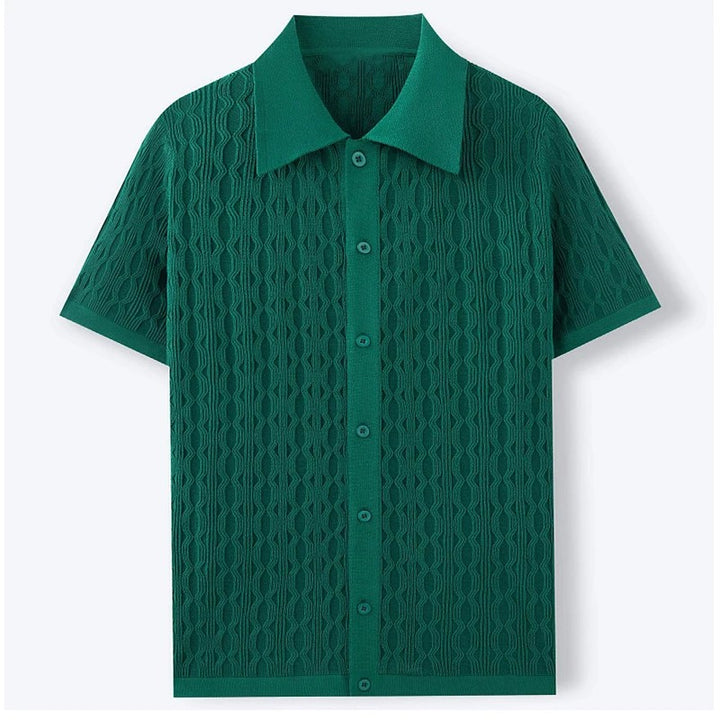 Portofino Cable Knit Polo