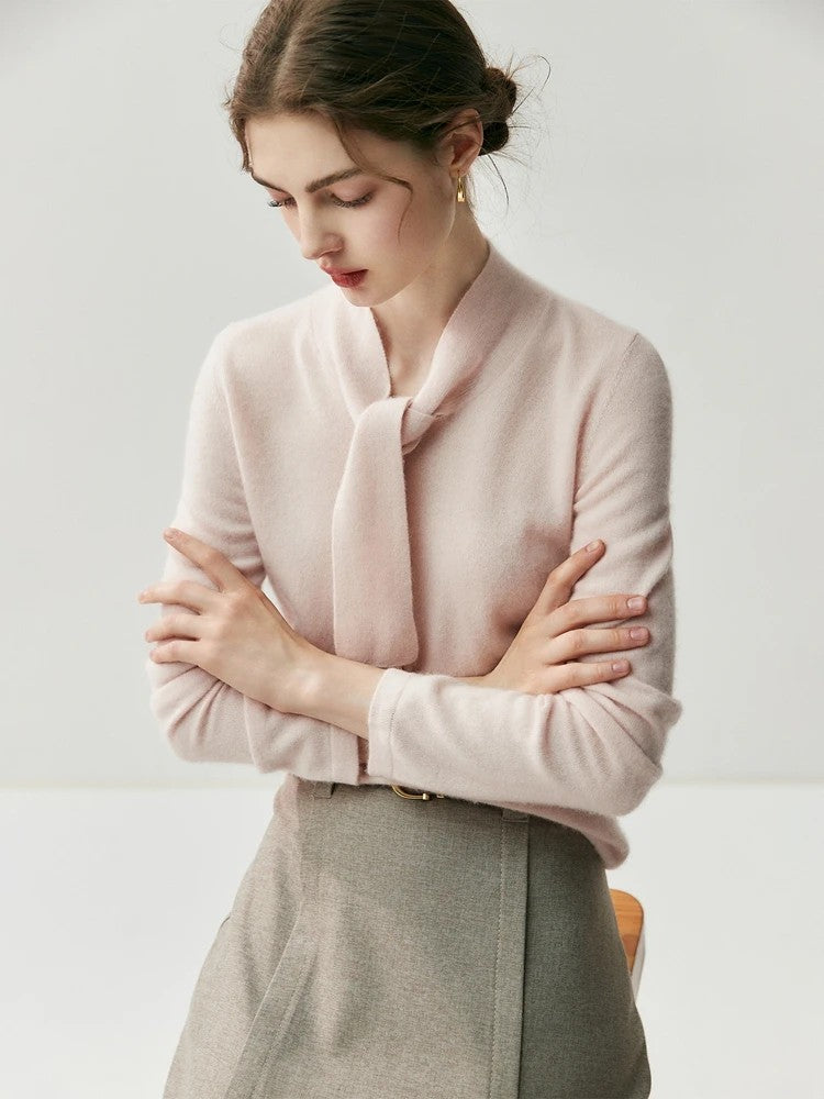 Colette Ribbon Cashmere Sweater
