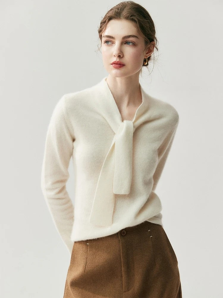 Colette Ribbon Cashmere Sweater