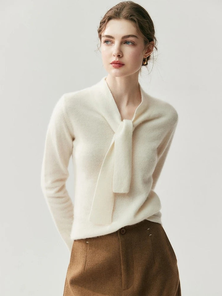 Colette Ribbon Cashmere Sweater