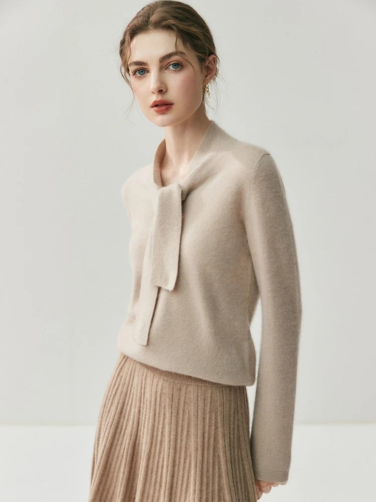 Colette Ribbon Cashmere Sweater