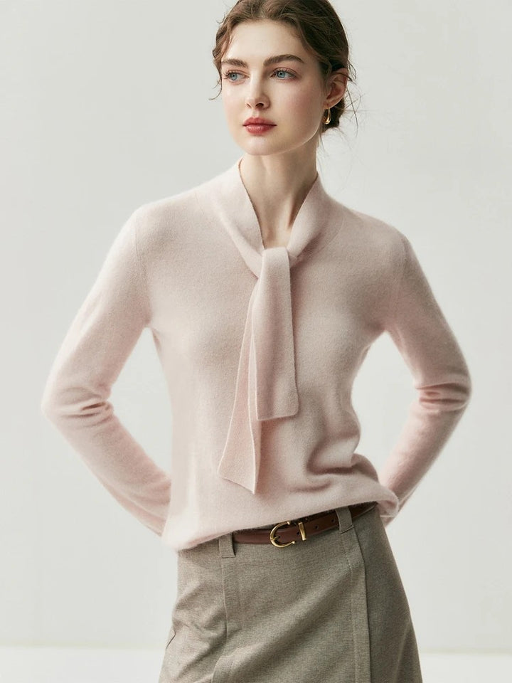 Colette Ribbon Cashmere Sweater