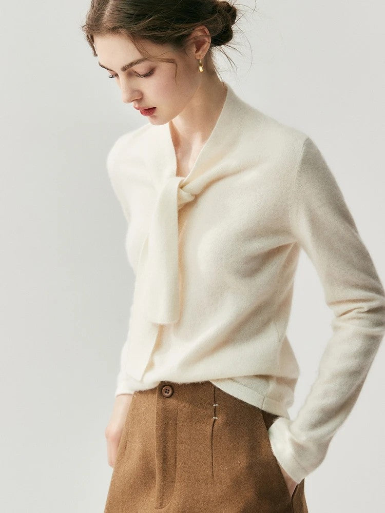 Colette Ribbon Cashmere Sweater