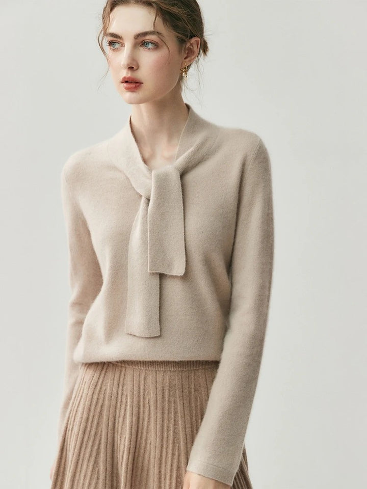 Colette Ribbon Cashmere Sweater