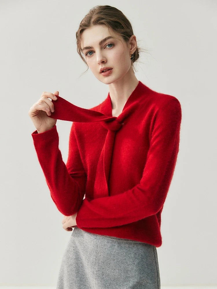 Colette Ribbon Cashmere Sweater