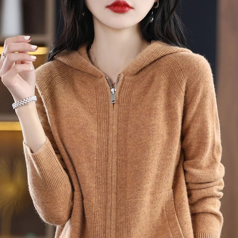 Linden Hooded Zip Cardigan