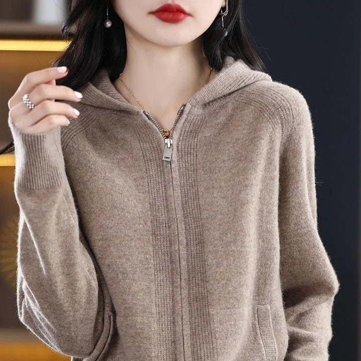 Linden Hooded Zip Cardigan