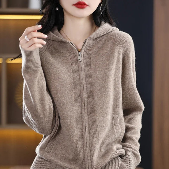 Linden Hooded Zip Cardigan