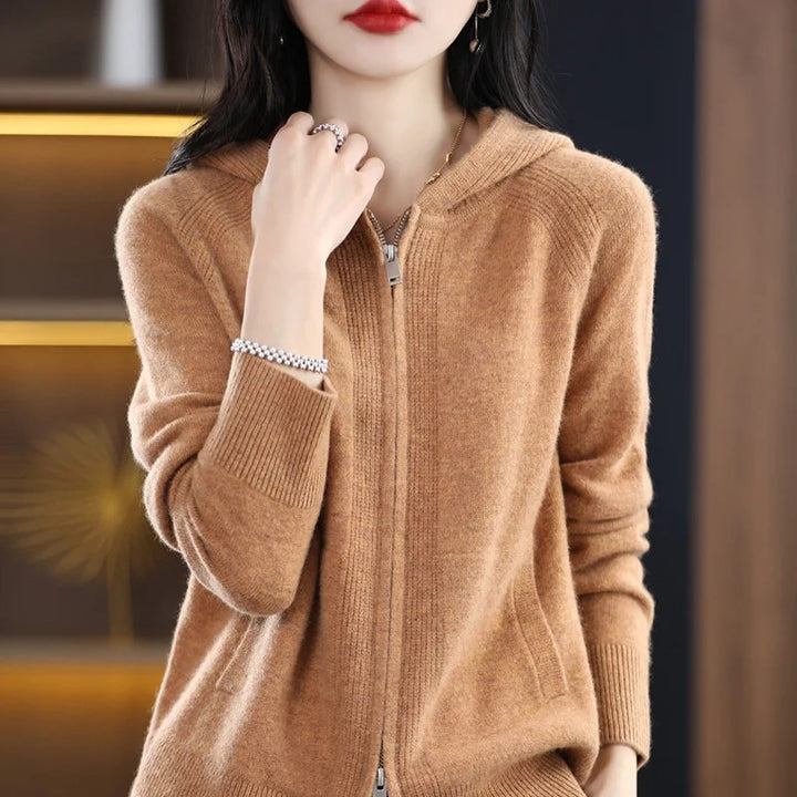 Linden Hooded Zip Cardigan