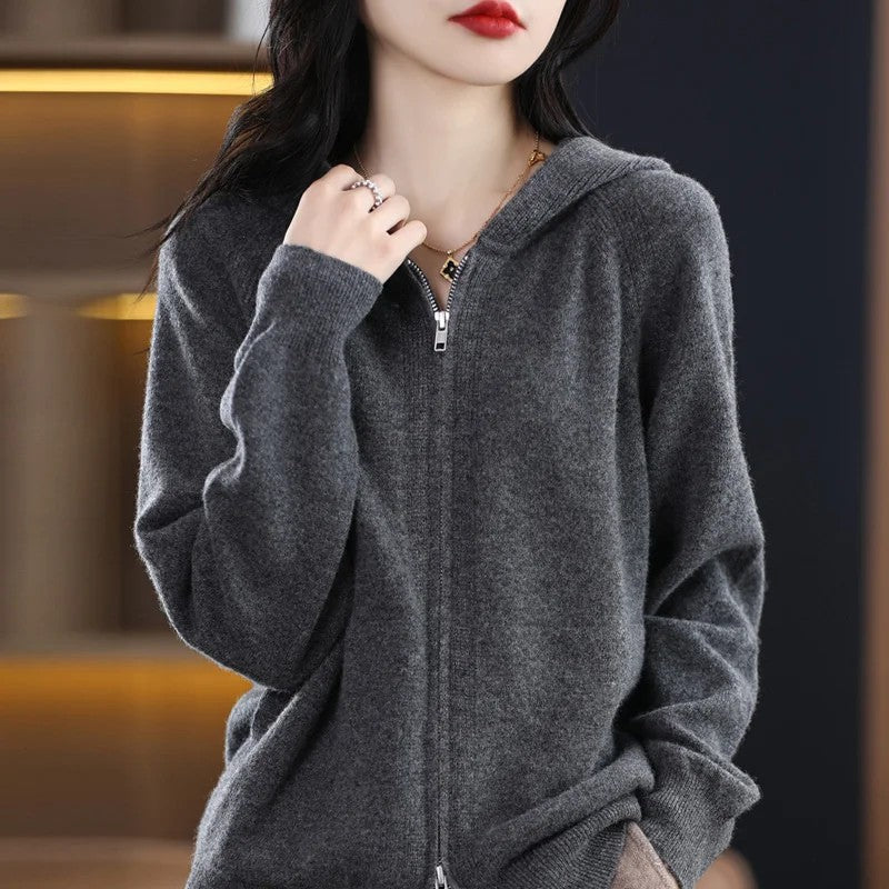 Linden Hooded Zip Cardigan