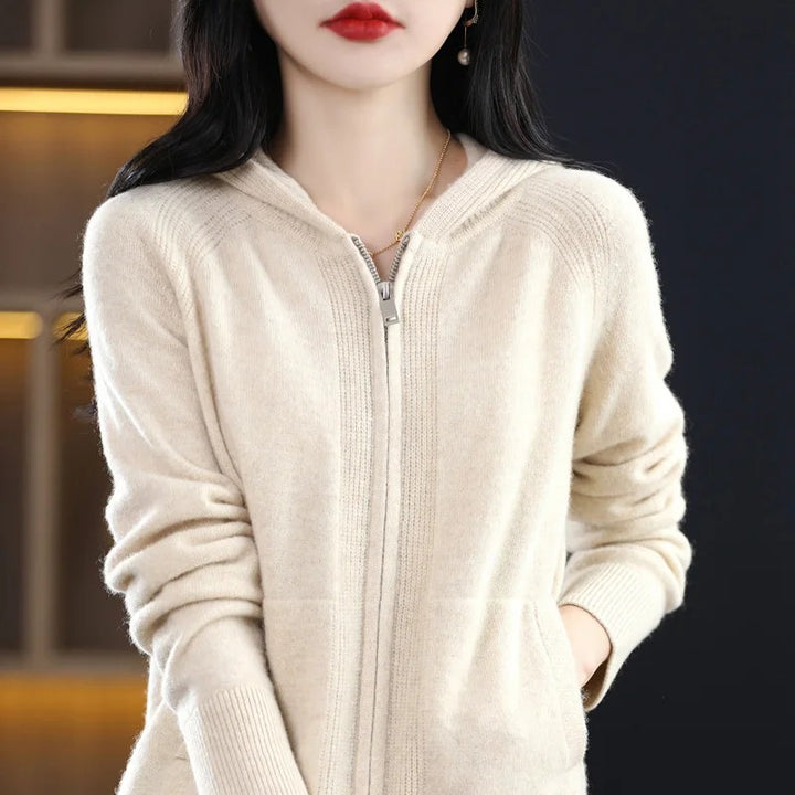Linden Hooded Zip Cardigan