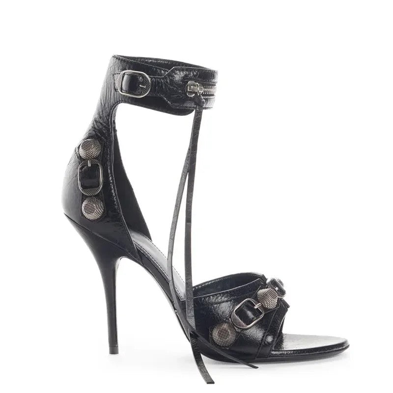 Borghetta Studded Leather Sandals