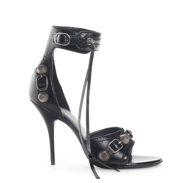 Borghetta Studded Leather Sandals