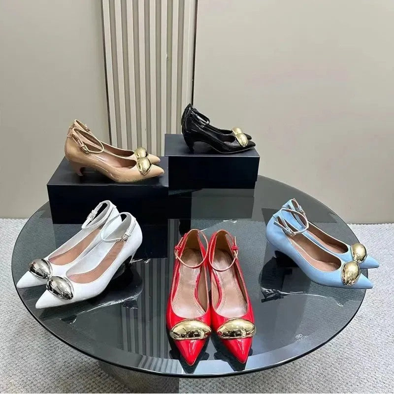 Orbita Ankle-Strap Pumps