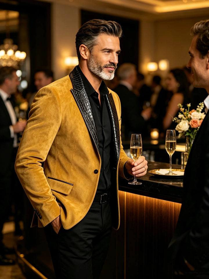 Caiman Lapel Blazer