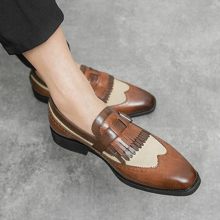 Fringe Kiltie Loafers