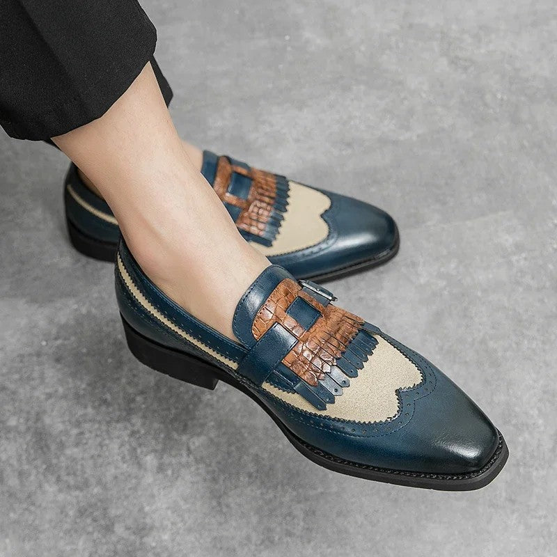 Fringe Kiltie Loafers
