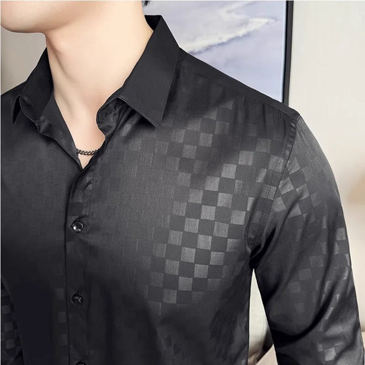 Ashford Checkerboard Dress Shirt