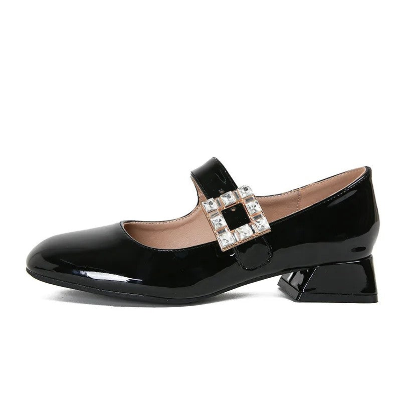 Baronessa Crystal Buckle Pumps