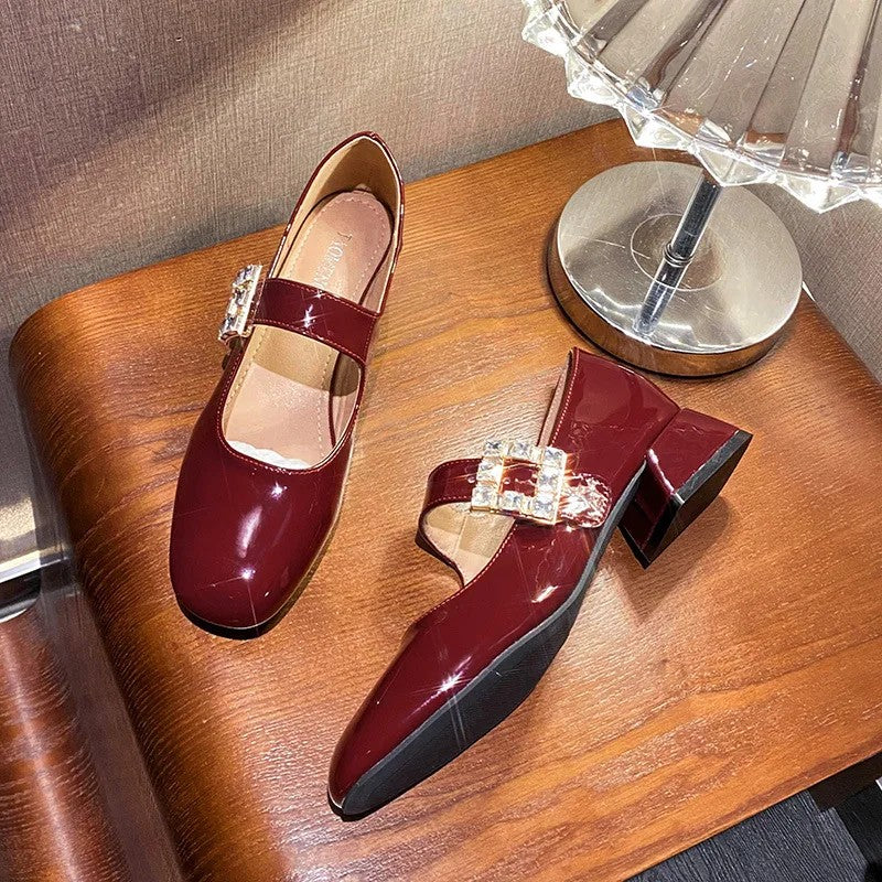 Baronessa Crystal Buckle Pumps