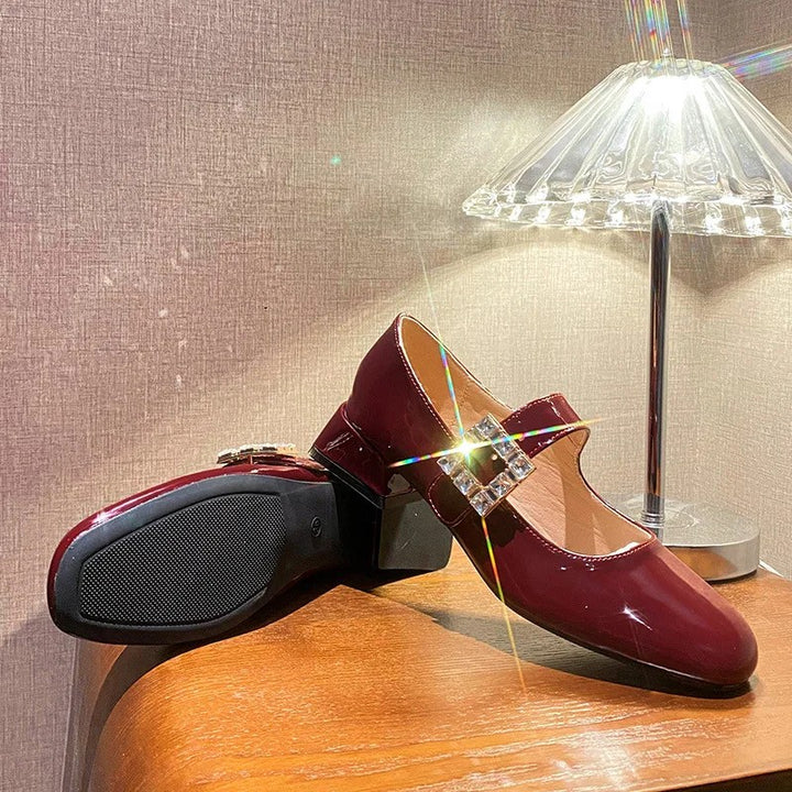 Baronessa Crystal Buckle Pumps