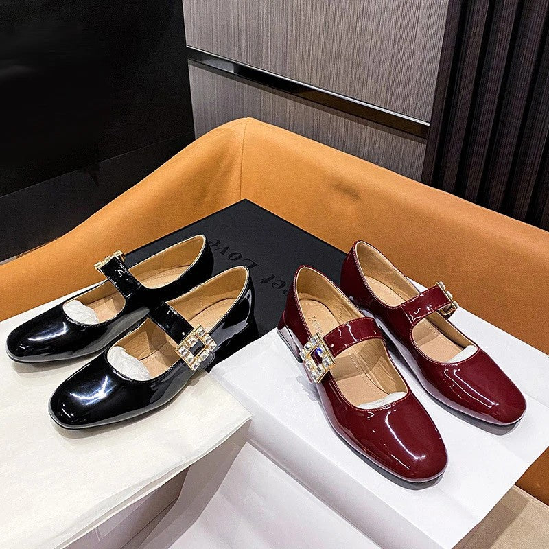 Baronessa Crystal Buckle Pumps