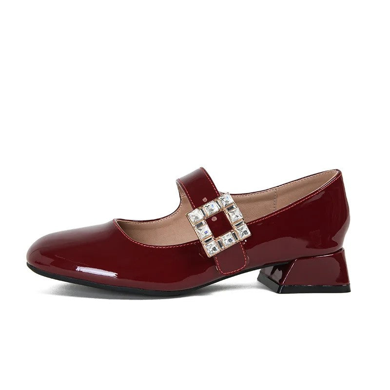 Baronessa Crystal Buckle Pumps