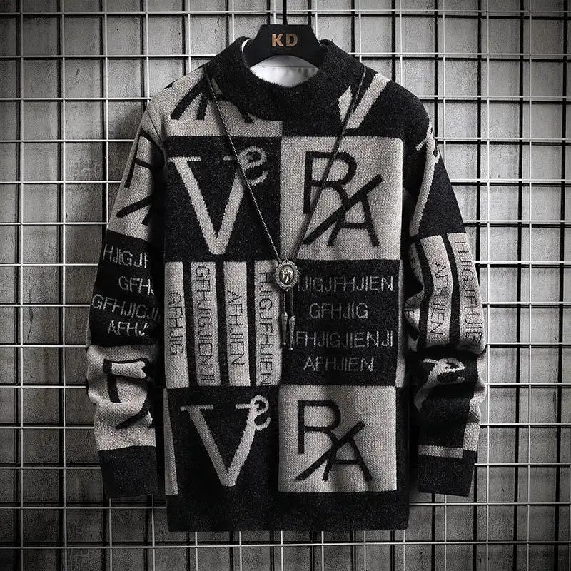 Headline Letter Sweater