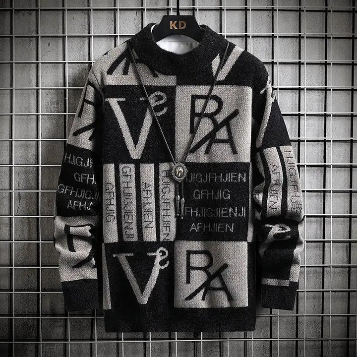 Headline Letter Sweater