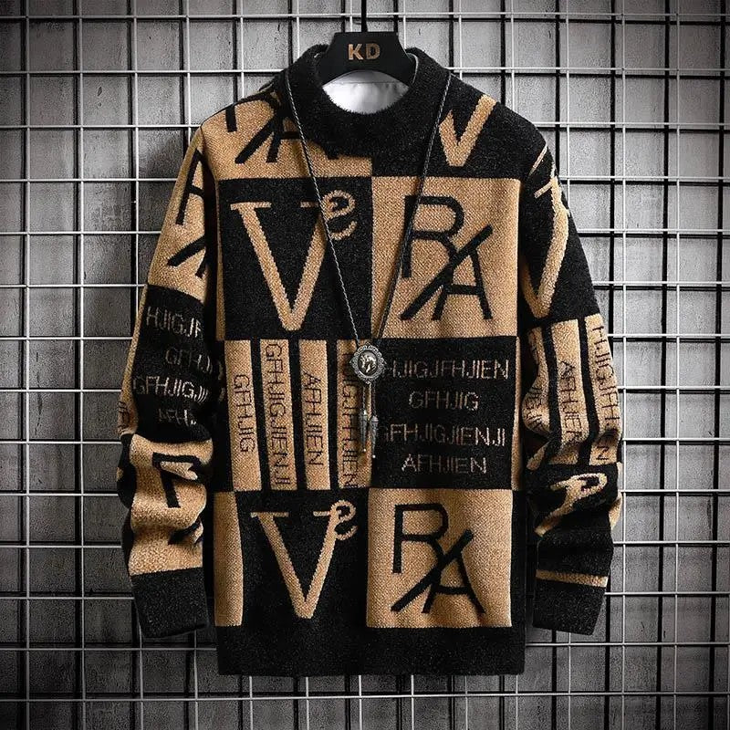 Headline Letter Sweater