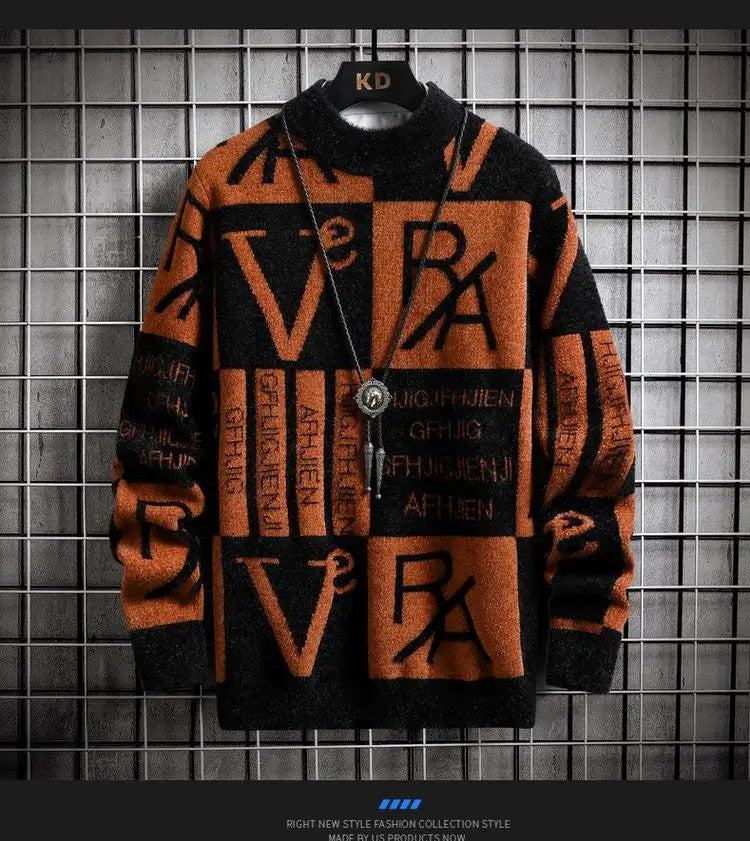 Headline Letter Sweater