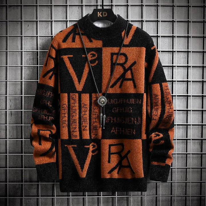 Headline Letter Sweater