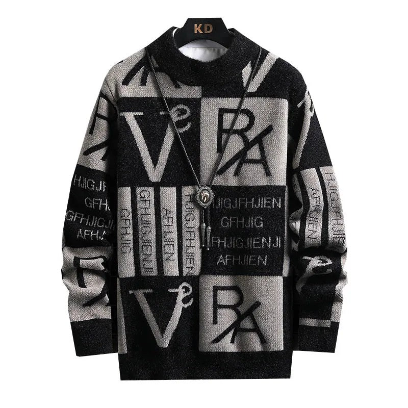 Headline Letter Sweater