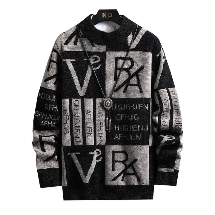 Headline Letter Sweater