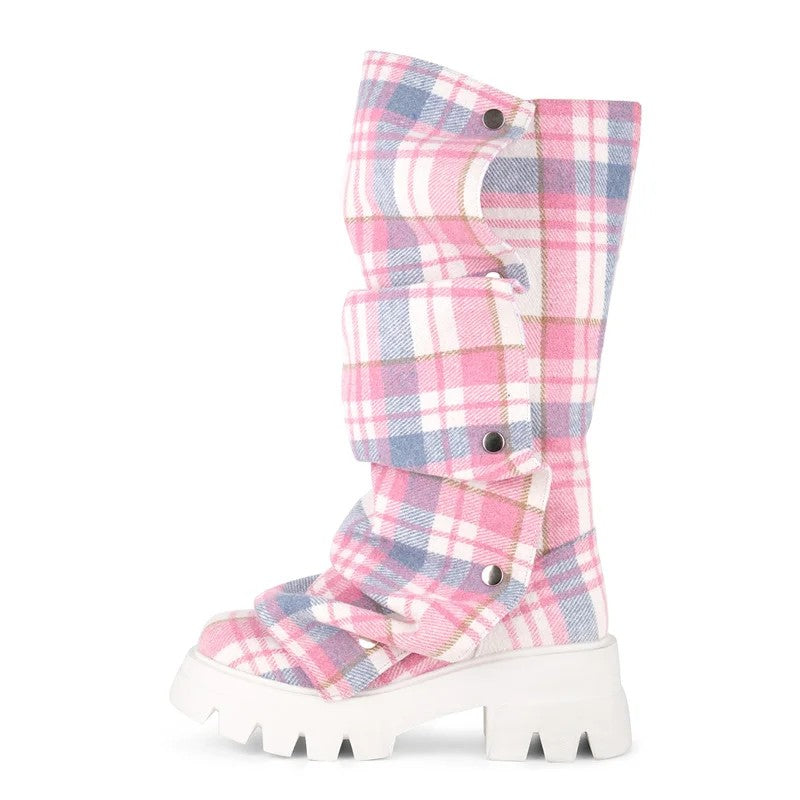 Highland Fold-Over Platform Boots