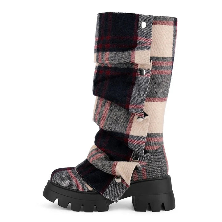 Highland Fold-Over Platform Boots