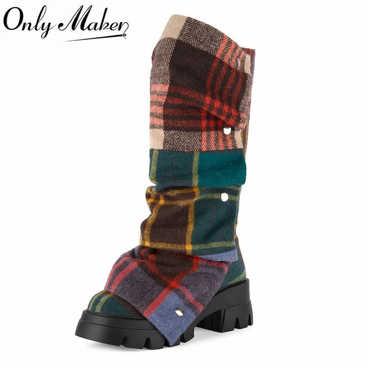 Highland Fold-Over Platform Boots