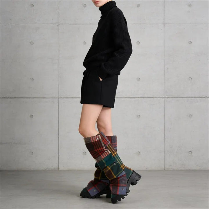 Highland Fold-Over Platform Boots