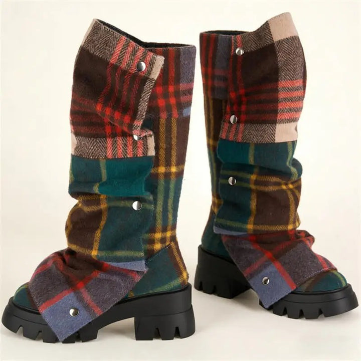 Highland Fold-Over Platform Boots
