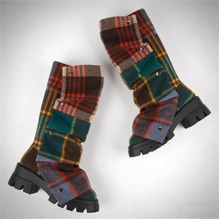 Highland Fold-Over Platform Boots