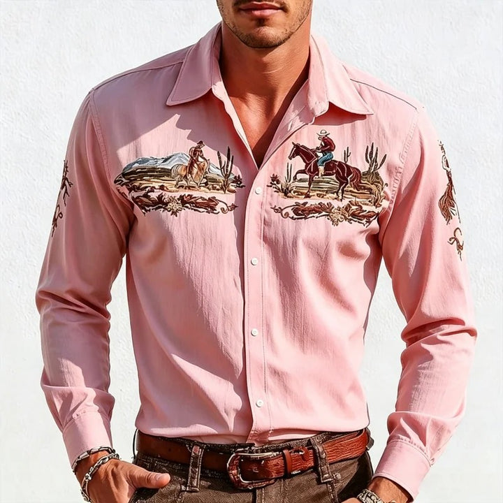 Frontier Embroidered Western Shirt