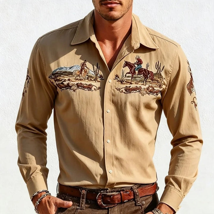 Frontier Embroidered Western Shirt