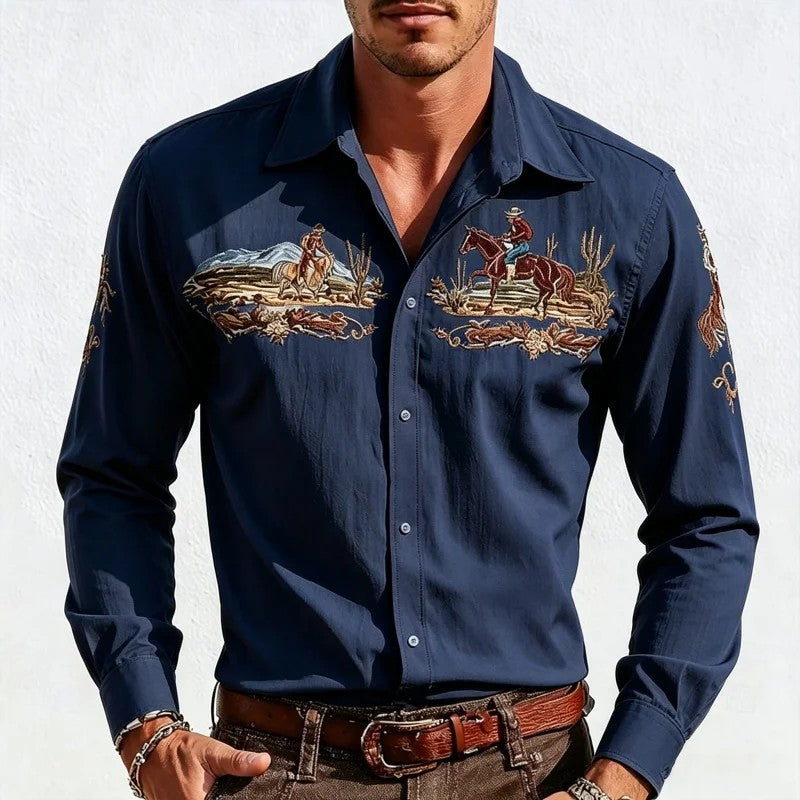 Frontier Embroidered Western Shirt